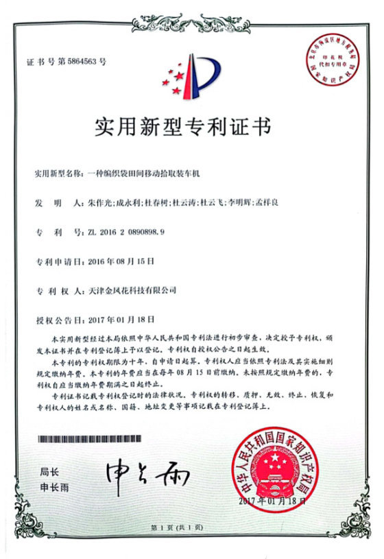 Patent record 20