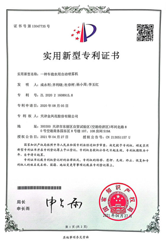 Patent record 21