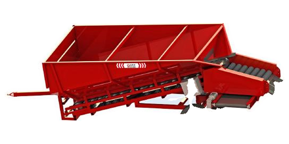 Mobile potato cleaning machine