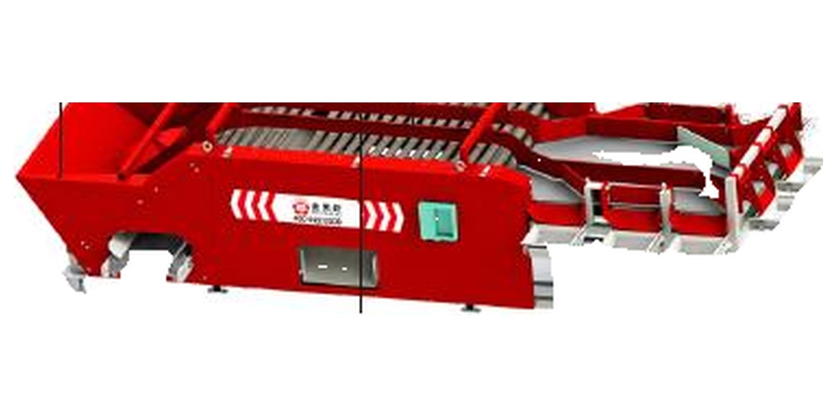 Compact potato picking machine